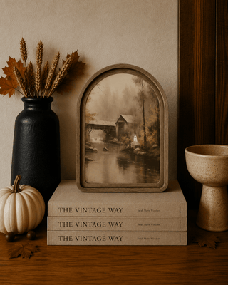 Riverside Ghost Arch Framed Art 8.25x11" - 420 Home Decor - The Farmhouse