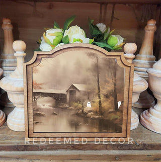 Riverside Ghosts Provincial Framed Art - 430 Holiday Décor - The Farmhouse