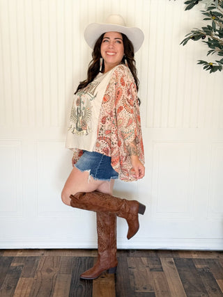 Rock n’ Roll Boho Graphic Tee - 120 Graphic Tees - The Farmhouse