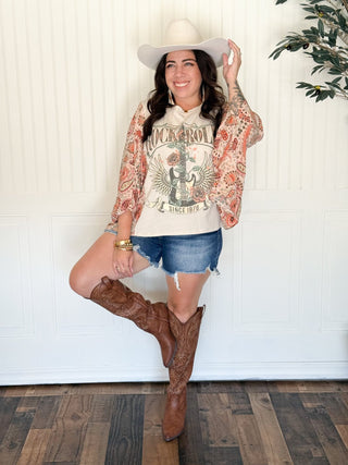 Rock n’ Roll Boho Graphic Tee - 120 Graphic Tees - The Farmhouse