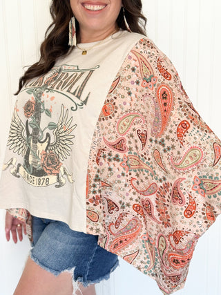 Rock n’ Roll Boho Graphic Tee - 120 Graphic Tees - The Farmhouse