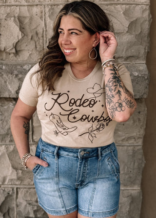 Rodeo Cowboy Cotton Graphic Tee - The Farmhouse