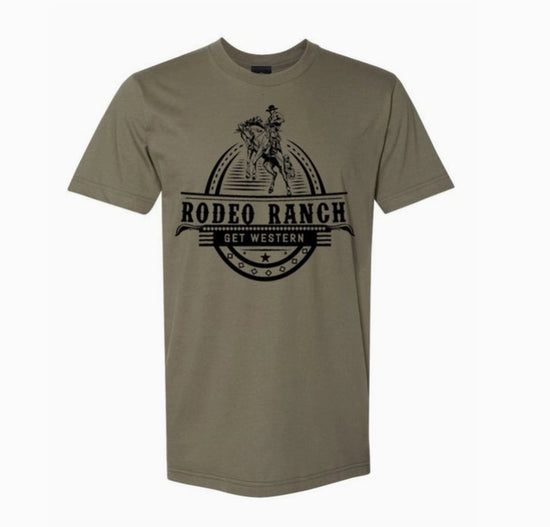 Rodeo Ranch Get Western Short Sleeve Shirt - Lieutenant Green - The Farmhouse
