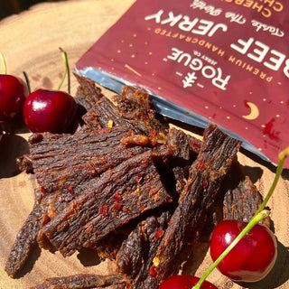 Rouge Beef Jerkey, Cherry Chipotle - 440 Kitchen + Tabletop - The Farmhouse