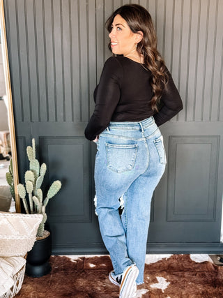 Royal Double Layered Long Sleeve - Black - 130 Basics - The Farmhouse