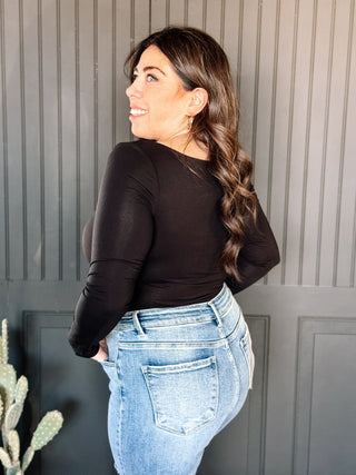 Royal Double Layered Long Sleeve - Black - 130 Basics - The Farmhouse