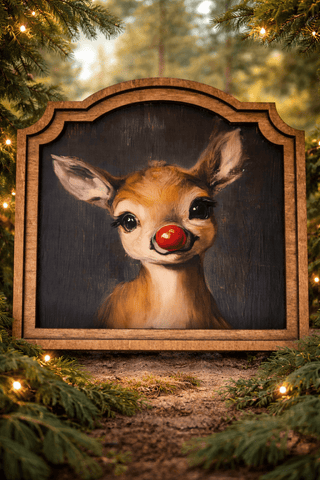 Rudolph Provincial Framed Art, 9" x 10" - 420 Home Decor - The Farmhouse