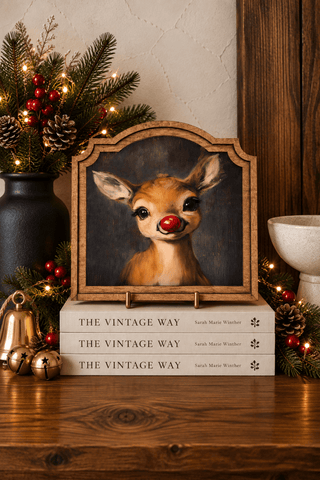 Rudolph Provincial Framed Art, 9" x 10" - 420 Home Decor - The Farmhouse