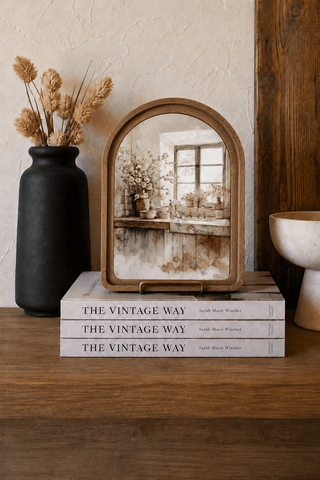 Rustic Kitchen Arch Framed Art 8.25x11" - 420 Home Decor - The Farmhouse
