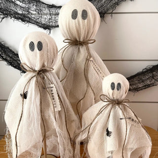 Rustic Primitive Halloween Ghost Home Decor Large - 430 Holiday Décor - The Farmhouse