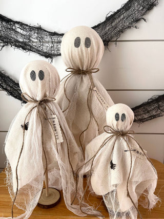 Rustic Primitive Halloween Ghost Home Decor Small - 430 Holiday Décor - The Farmhouse