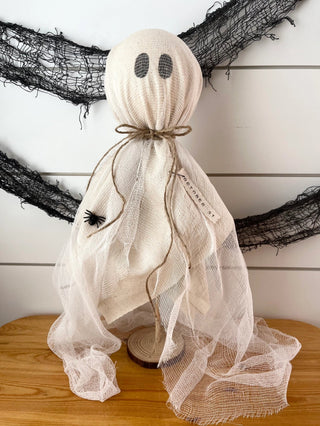 Rustic Primitive Halloween Ghost Home Decor X-Large - 430 Holiday Décor - The Farmhouse