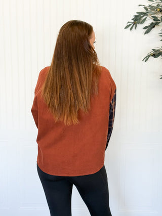 Rustwood Plaid Corduroy Shacket - 160 Outerwear - The Farmhouse