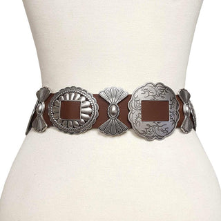 Saddle Ridge Western Boho Concho Belt - The Farmhouse