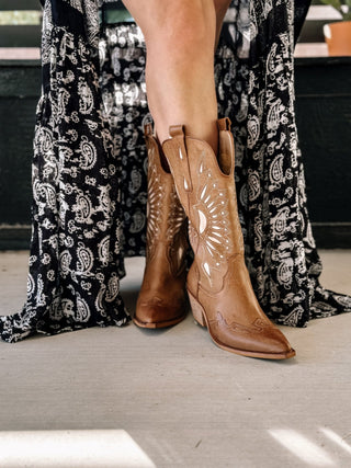 Sagebrush Western Boho Festival Heeled Boot Copy - The Farmhouse