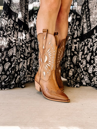 Sagebrush Western Boho Festival Heeled Boot Copy - The Farmhouse