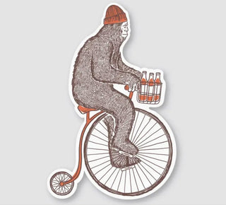 Sasquatch Biker Sticker - The Farmhouse