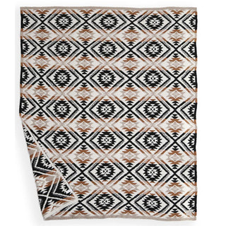 Savanna Spirit Reversible Western Aztec Blanket - The Farmhouse