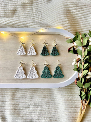 Scandinavian Tree Earrings, Christmas Tree Earrings - 290 Jewelry - The Farmhouse