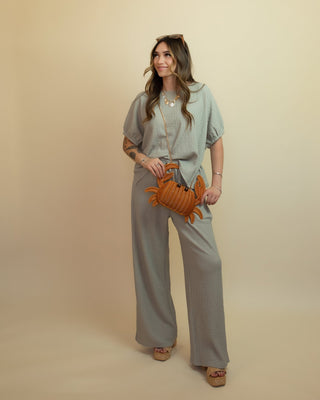 Sebastian Crab Rattan Clutch - 280 Bags - The Farmhouse