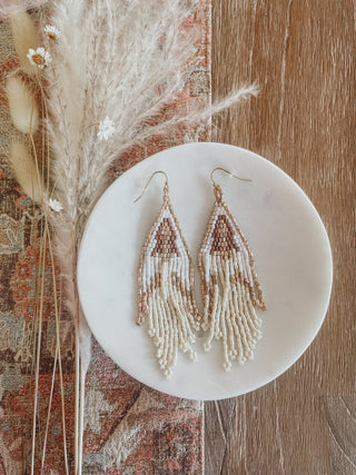 Seed Bead Earrings - Brittany - The Farmhouse