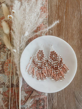 Seed Bead Earrings - Tribal - The Farmhouse