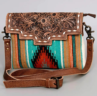 Shiloh Genuine Western Leather Crossbody Bag - The Farmhouse