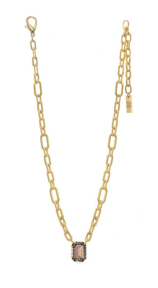 TOVA Dereka Necklace, Smoky Verde