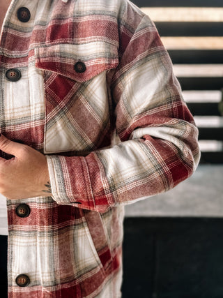 Sierra Peaks Sherpa Lined Jacket, Terracotta - The Farmhouse