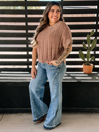 Siesta High Rise Denim Wide Leg Jeans - The Farmhouse