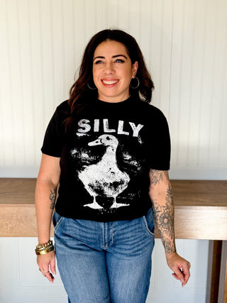 Silly Goose Unisex Graphic Tee, Black - 120 Graphic Tees - The Farmhouse