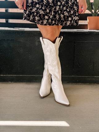 Silver Spur Western Boho Heeled Boot - The Farmhouse