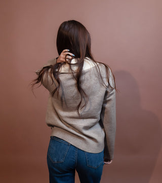 SKIES ARE BLUE Women's Cream & Sugar Collared Sweater - 140 Sweatshirts + Sweaters - The Farmhouse