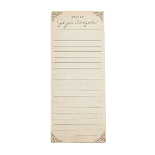 Skinny Notepad - Kindly Get Your - The Farmhouse