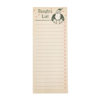 Skinny Notepad - Naughty List - The Farmhouse