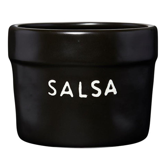 Small Ceramic Salsa Bowl - Black - The Farmhouse