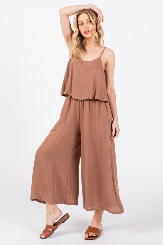 Solana Cami Top with Jumpsuit - The Farmhouse