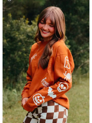 SOUTHERN BLISS Women's Spooky Rust Sweatshirt - 140 Sweatshirts + Sweaters - The Farmhouse