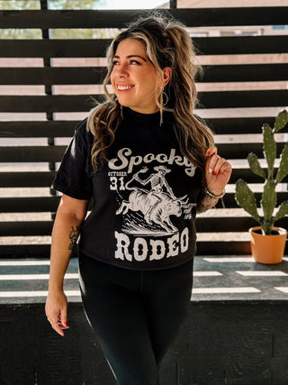 Spooky Rodeo Western Boho Unisex Graphic Tee, Black - The Farmhouse