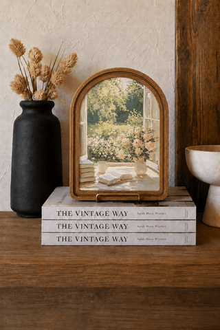 Spring Window Arch Framed Art 8.25x11" - 420 Home Decor - The Farmhouse
