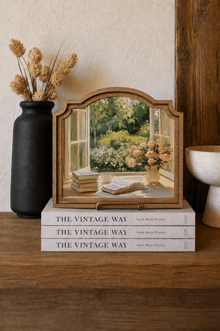 Spring Window Provincial Framed Art - 420 Home Decor - The Farmhouse