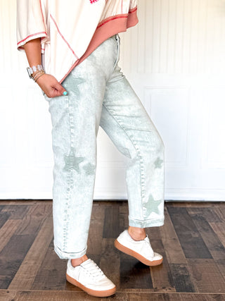 Star Shade Slouchy Boyfriend Ankle Pants - 210 Jeans - The Farmhouse