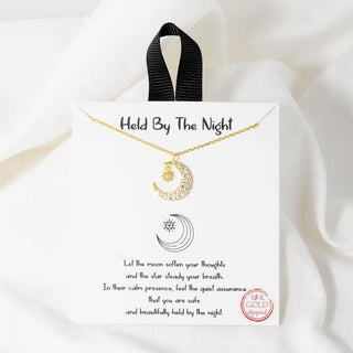 Starlit Moon Necklace, Gold - 290 Jewelry - The Farmhouse