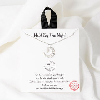 Starlit Moon Necklace, Silver - 290 Jewelry - The Farmhouse