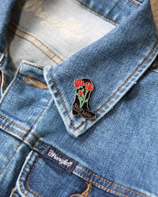 Stay Wild Boot Enamel Pin - The Farmhouse