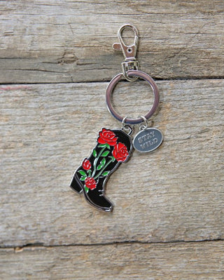 Stay Wild Boot Keyring - The Farmhouse