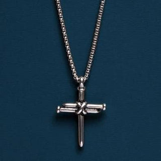 Steel Creed Men's Stainless Steel Nail Cross Necklace - 320 Men's - The Farmhouse