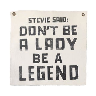 Stevie Said 25"x25" Hand Painted Wall Hanging - 423 Stationery - The Farmhouse