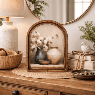 Still Life Arch Framed Art 8.25x11" - 420 Home Decor - The Farmhouse