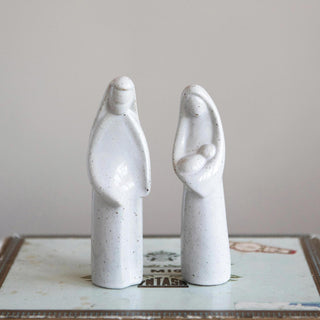 Stoneware Holy Family - The Farmhouse